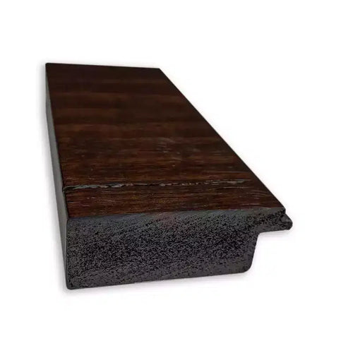 Specchio da parete Wildwood Narrow incorniciato marrone 39"x27" - Smussato, rettangolare, cornice in polistirolo