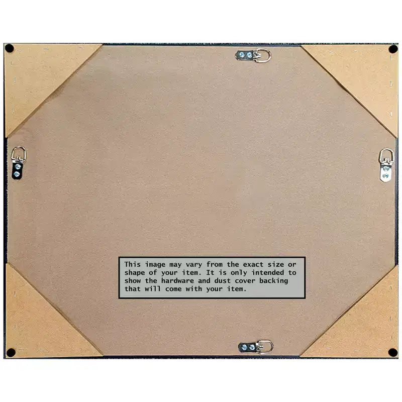 Specchio da parete Narrow incorniciato marrone 39"x27" - Smussato, rettangolare, cornice in polistirolo