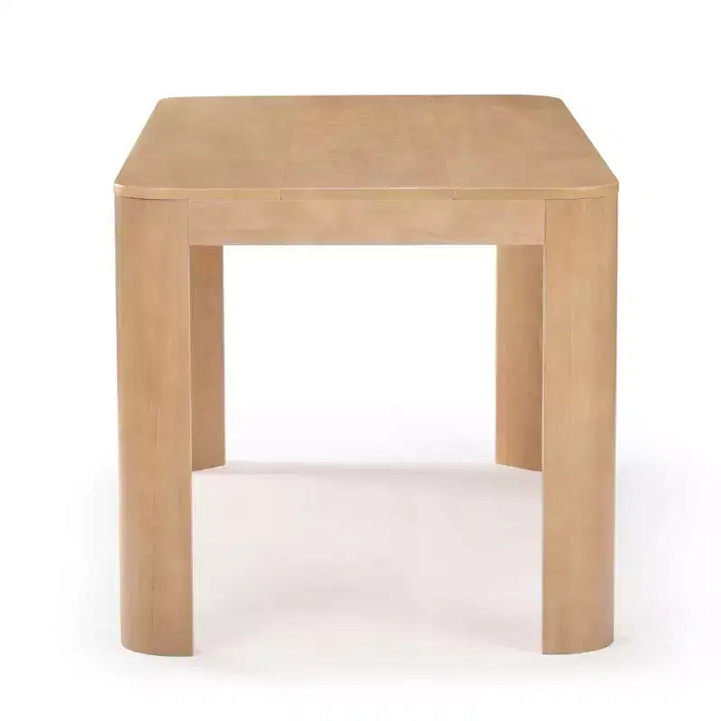 Tavolo da Pranzo Rotondo in Legno Massello da 152 cm - Tavolo Moderno per 4 Persone