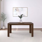 Tavolo da Pranzo Rotondo in Legno Massello da 152 cm - Tavolo Moderno per 4 Persone