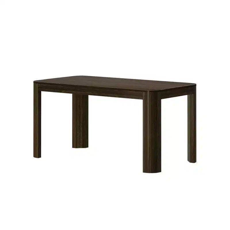 Tavolo da Pranzo Rotondo in Legno Massello da 152 cm - Tavolo Moderno per 4 Persone