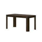 Tavolo da Pranzo Rotondo in Legno Massello da 152 cm - Tavolo Moderno per 4 Persone