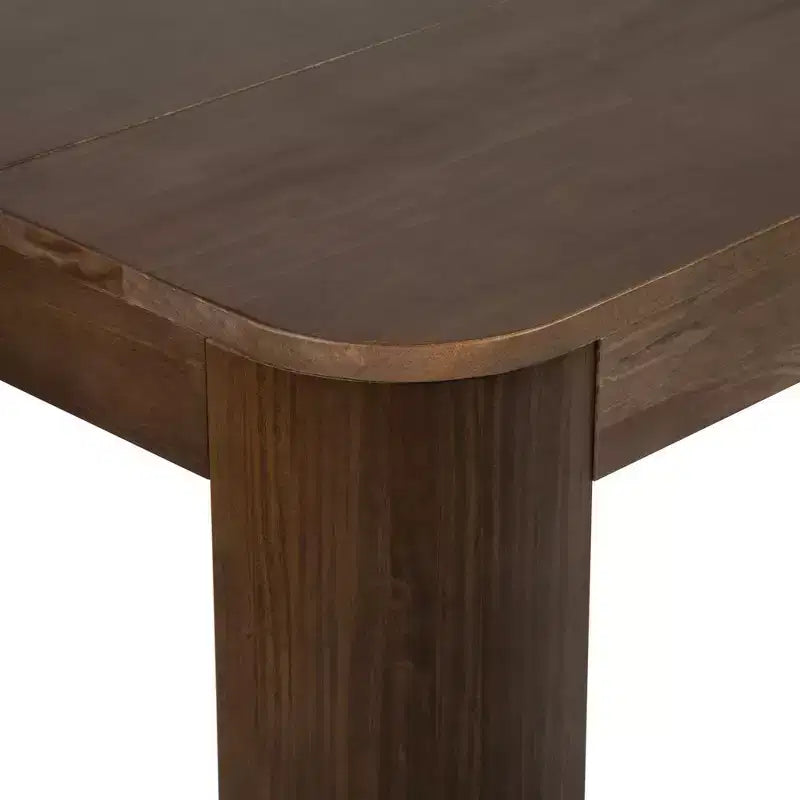Tavolo da Pranzo Rotondo in Legno Massello da 152 cm - Tavolo Moderno per 4 Persone