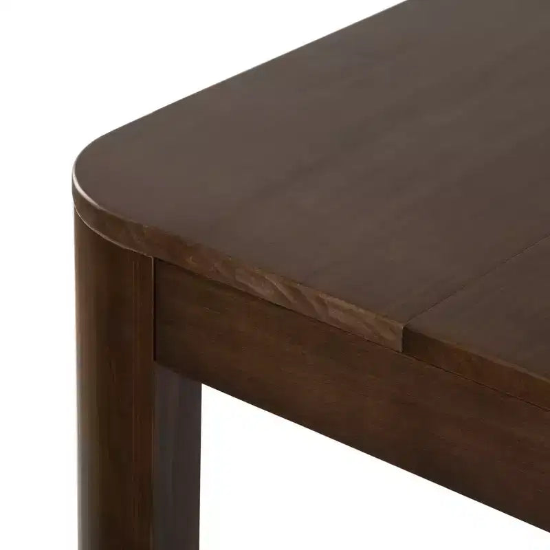 Tavolo da Pranzo Rotondo in Legno Massello da 152 cm - Tavolo Moderno per 4 Persone
