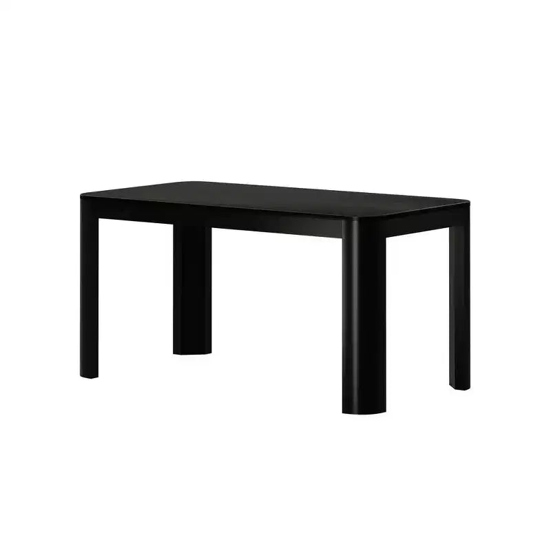 Tavolo da Pranzo Rotondo in Legno Massello da 152 cm - Tavolo Moderno per 4 Persone