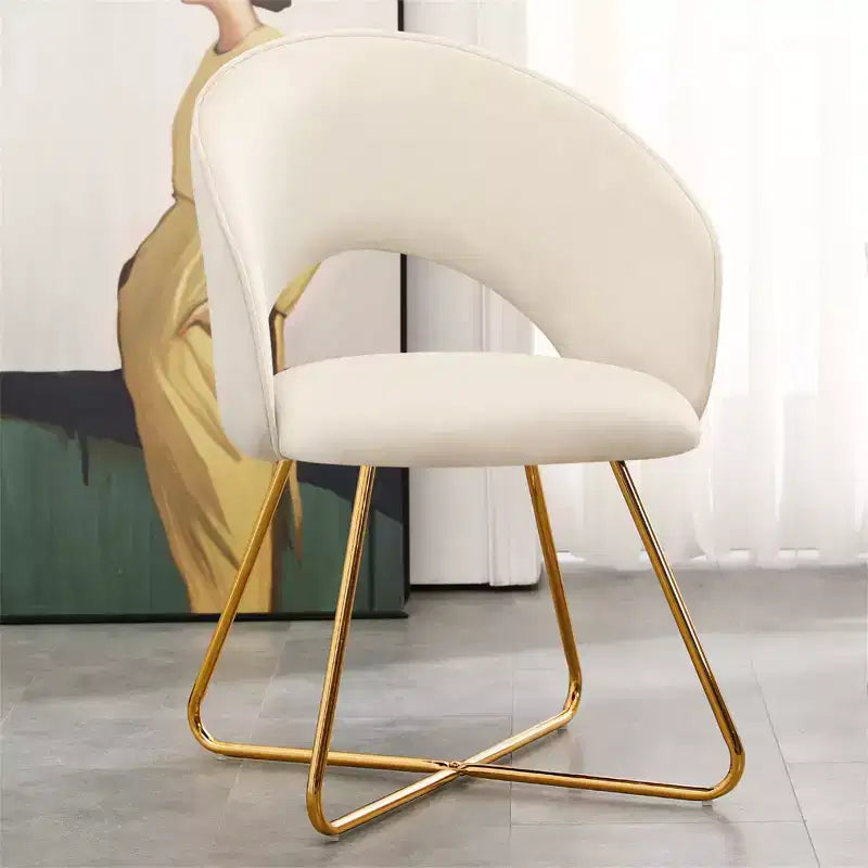 Sedia da toeletta in finto velluto, sedia moderna per vanity, sgabello imbottito per trucco per camera da letto, soggiorno, spogliatoio