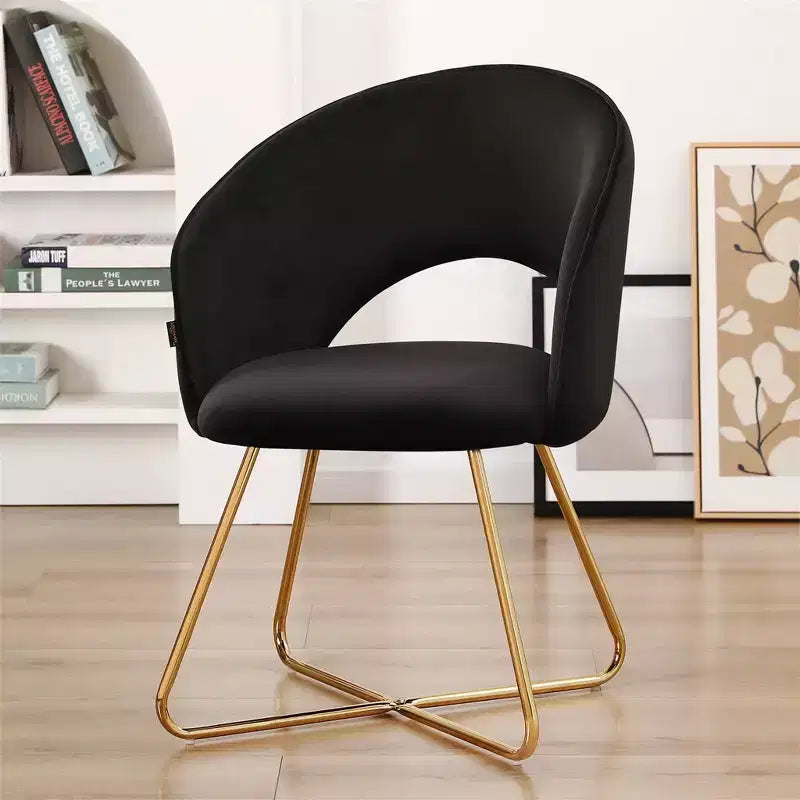 Sedia da toeletta in finto velluto, sedia moderna per vanity, sgabello imbottito per trucco per camera da letto, soggiorno, spogliatoio