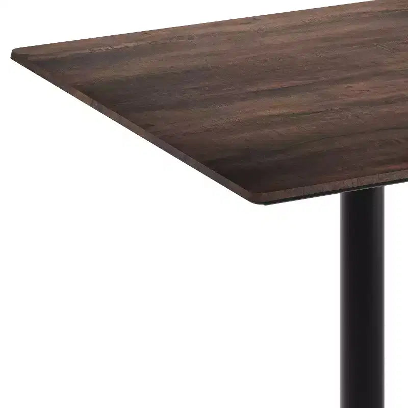 Piano del Tavolo di Livello Commerciale con Tecnologia HPL e Base a X Regolabile in Altezza
