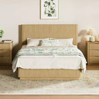 Struttura letto galleggiante a LED con supporto in metallo resistente