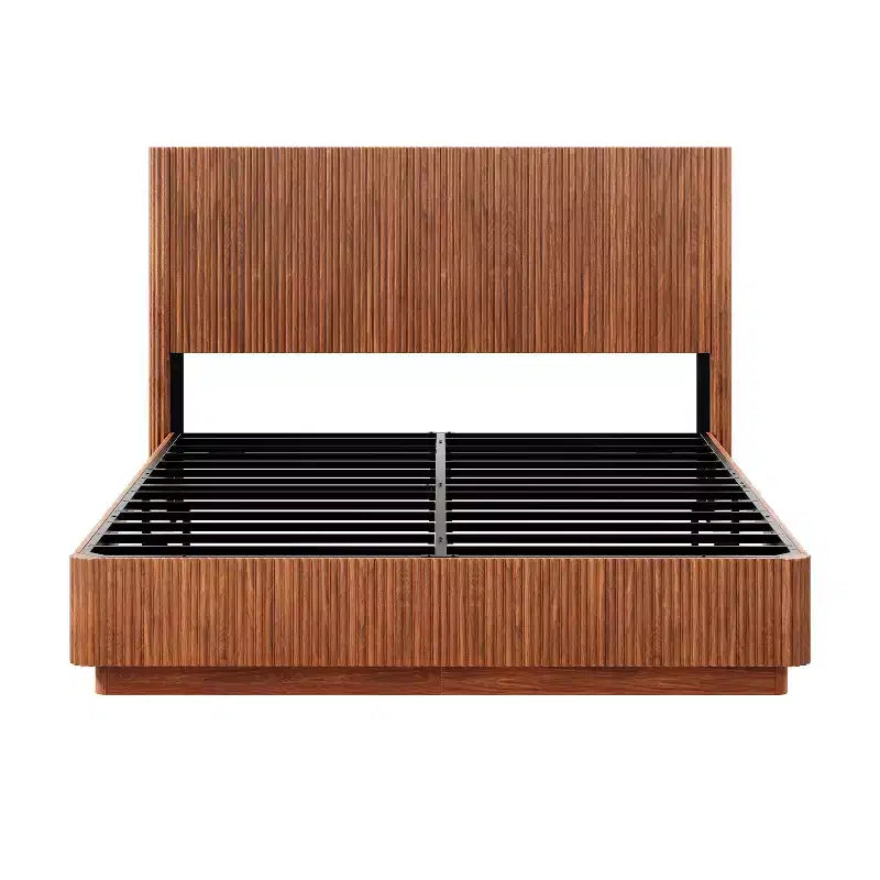 Struttura letto galleggiante a LED con supporto in metallo resistente