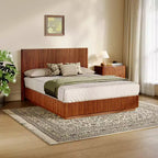 Struttura letto galleggiante a LED con supporto in metallo resistente