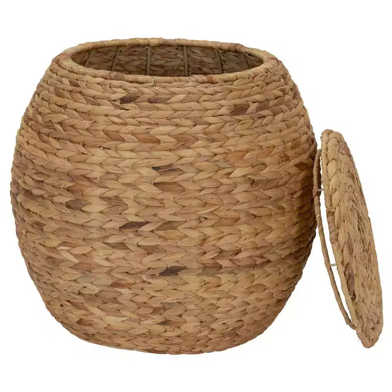 Tavolino Laterale in Vimini a Botte