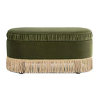 Pouff Contenitore Ovale da 38" - Fascino Vintage