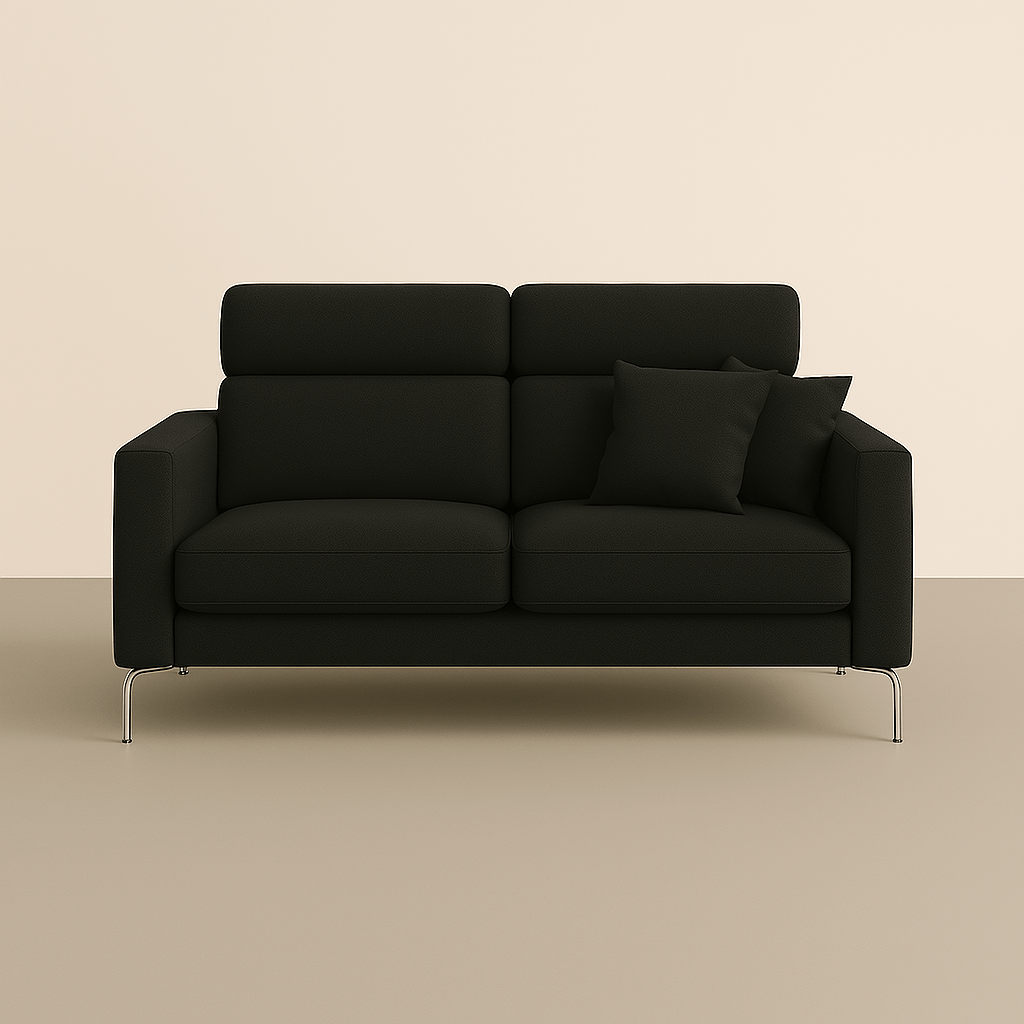 Divano STAND - Moderno con poggiatesta reclinabili - Divano moderno disponibile in vari tessuti e colori - Sofa.Store