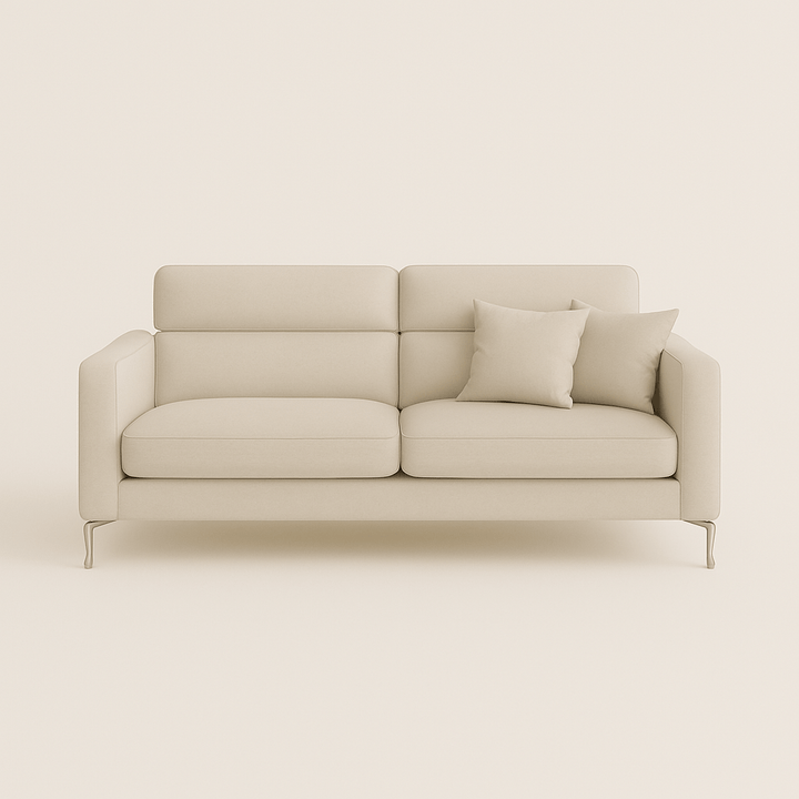 Divano STAND - Moderno con poggiatesta reclinabili - Divano moderno disponibile in vari tessuti e colori - Sofa.Store