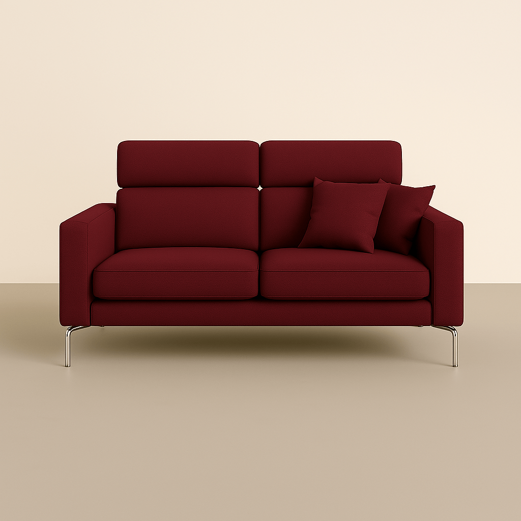 Divano STAND - Moderno con poggiatesta reclinabili - Divano moderno disponibile in vari tessuti e colori - Sofa.Store