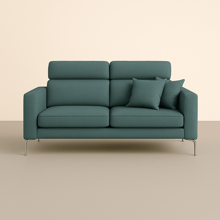 Divano STAND - Moderno con poggiatesta reclinabili - Divano moderno disponibile in vari tessuti e colori - Sofa.Store