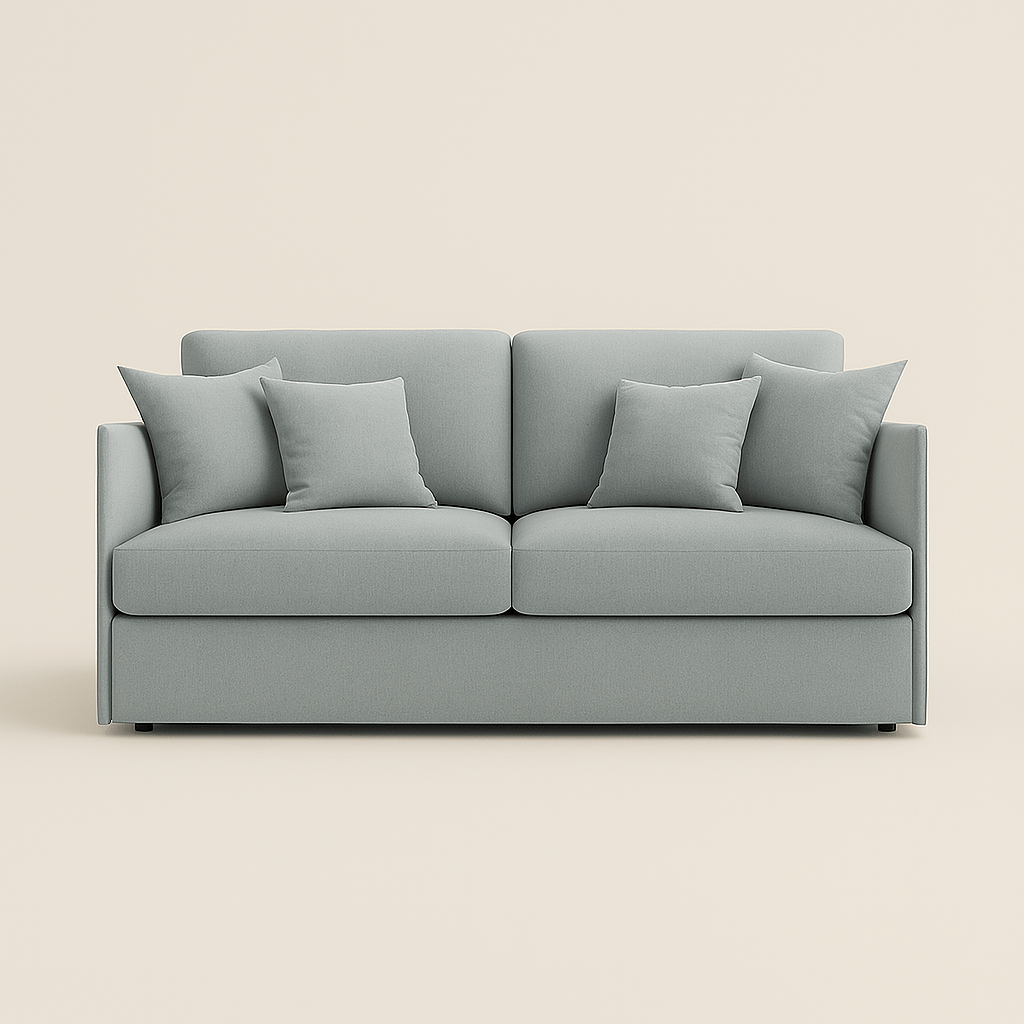 Helium – Divano Moderno con Braccioli Sottile - Divano moderno disponibile in vari tessuti e colori - Sofa.Store