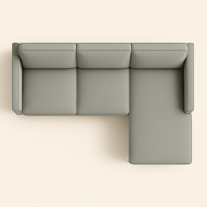 Nico – Divano Moderno con Chaise - Longue e Design - Divano moderno disponibile in vari tessuti e colori - Sofa.Store