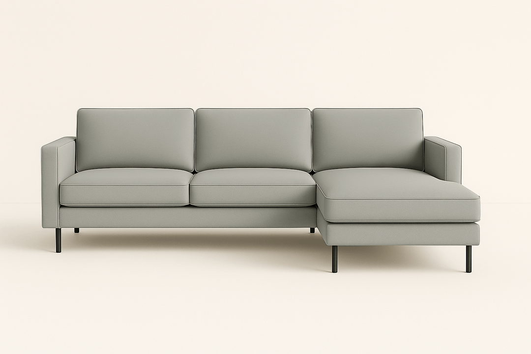 Nico – Divano Moderno con Chaise - Longue e Design - Divano moderno disponibile in vari tessuti e colori - Sofa.Store