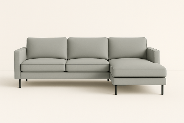 Nico – Divano Moderno con Chaise - Longue e Design - Divano moderno disponibile in vari tessuti e colori - Sofa.Store