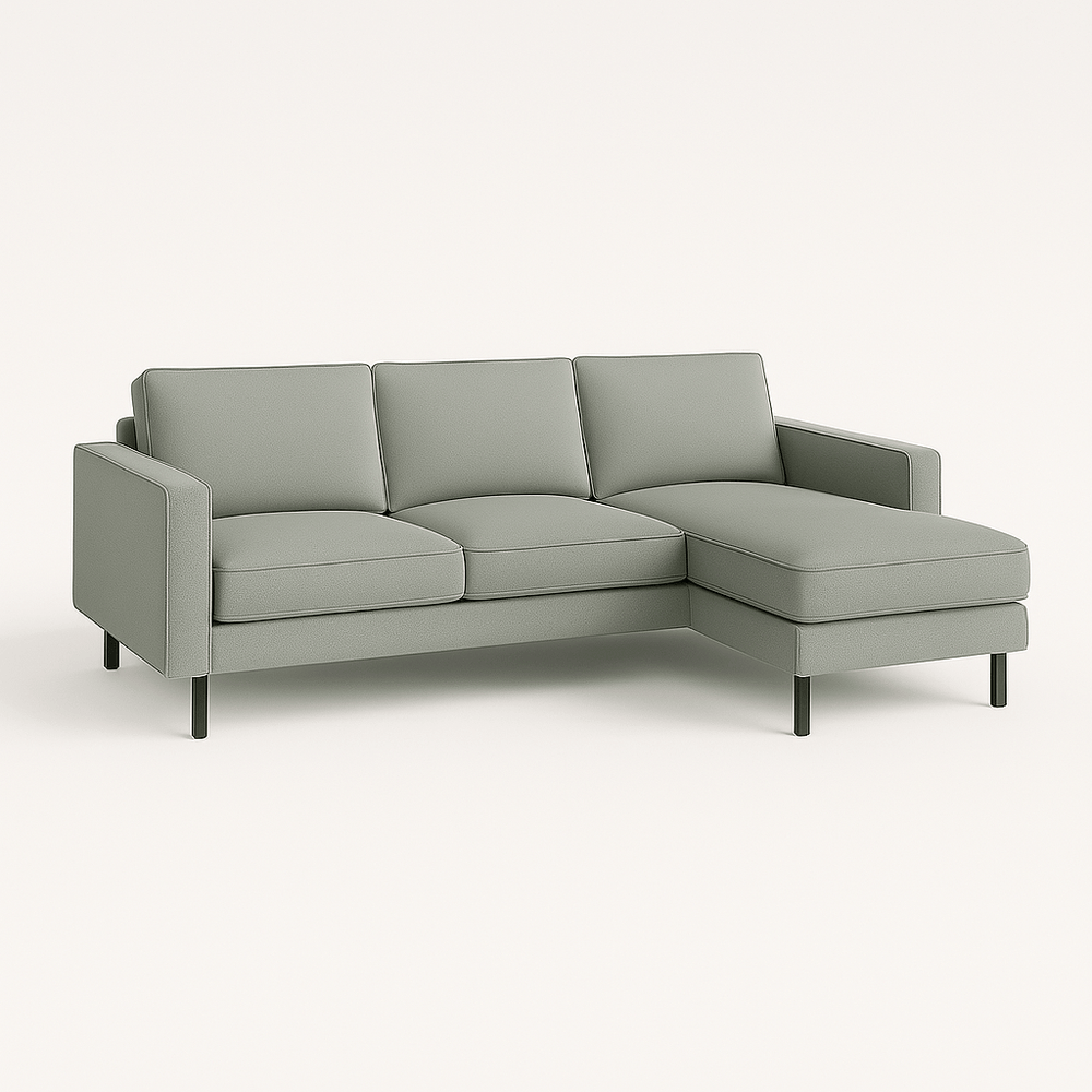 Nico – Divano Moderno con Chaise - Longue e Design - Divano moderno disponibile in vari tessuti e colori - Sofa.Store