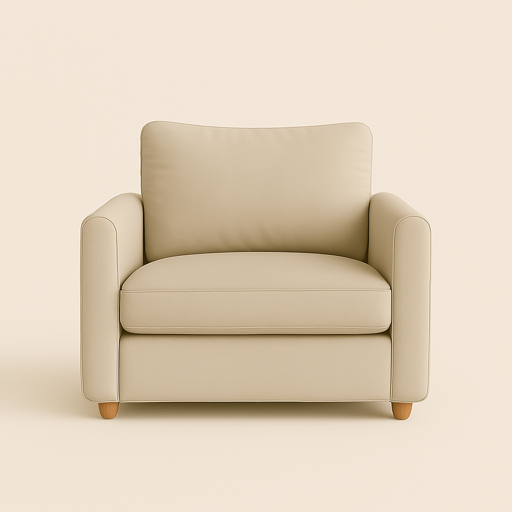 Poltrona ARIA – Comfort avvolgente e stile essenziale | SofaSpace - Divano moderno disponibile in vari tessuti e colori - Sofa.Store